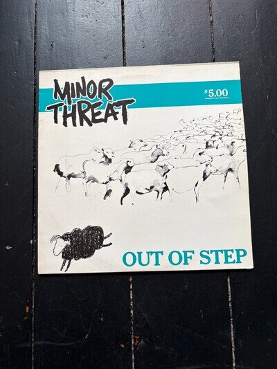 VINYL MINOR THREAT Out of Step DISCHORD 10 France NO INSERT HARDCORE PUNK EP