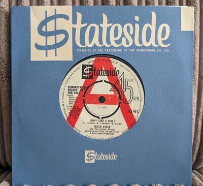 NORTHERN SOUL MITCH RYDER JENNY TAKE A RIDE! 7" VINYL 45 RECORD 1966 UK DEMO!!
