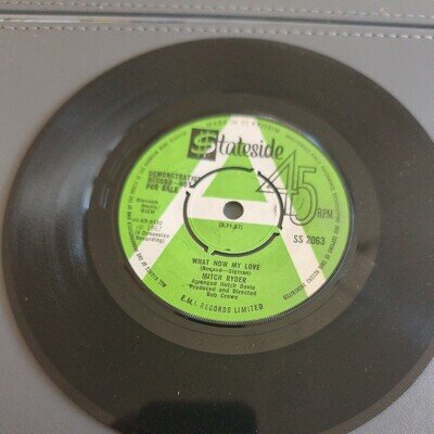 Mitch Ryder What Now my Love b/w Blessing in Disguise Promo 7" vinyl single. NM