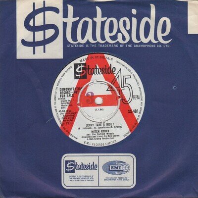 Mitch Ryder Jenny Take A Ride Stateside DEMO SS 481 Soul Northern Motown