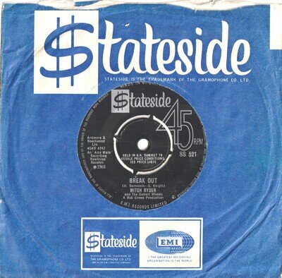 NORTHERN SOUL-MITCH RYDER AND THE DETROIT WHEELS-BREAK OUT-STATESIDE-*NICE COPY*