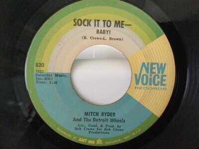 MITCH RYDER - SOCK IT TO ME BABY -NEW VOICE 820