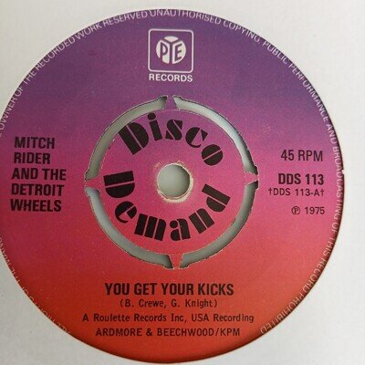 Mitch Ryder - You Get Your Kicks / Breakout - Uk Pye - 60's Northern Soul