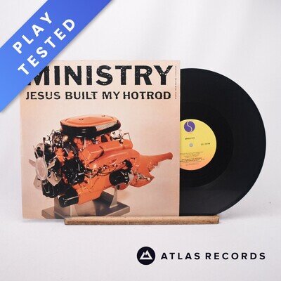 Ministry Jesus Built My Hotrod 12" Maxi-Single Vinyl Record - EX/VG+
