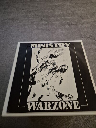 Ministry Warzone Promo Vinyl Album,Live 1990,Industrial Rock
