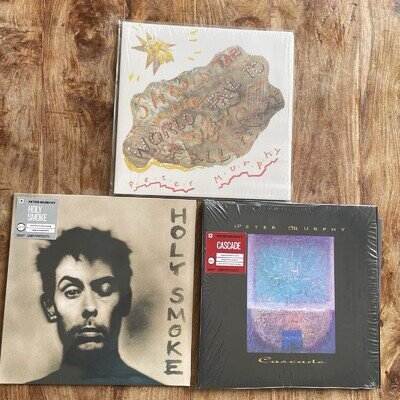 PETER MURPHY - SHOULD THE WORLD /HOLY SMOKE/ CASCADE NEW COLOURED VINYL LP x3