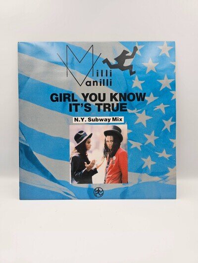 Milli Vanilli Girl You Know Its True 12" Vinyl NY Subway Mix Cooltempo 1988