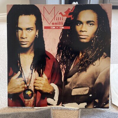 Milli Vanilli - 2 X 2 1989 Double Album With Gatefold Sleeve