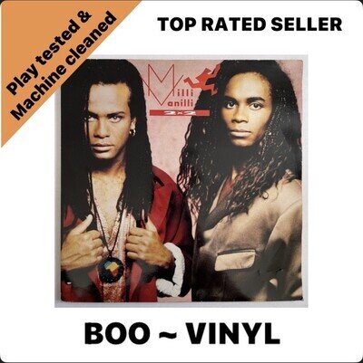 Milli Vanilli - 2 x 2 1989 1st UK Double Compilation Vinyl LP record EX / VG+