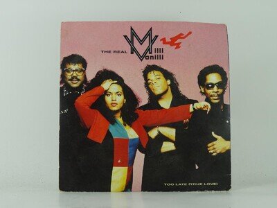 THE REAL MILLI VANILLI TOO LATE (TRUE LOVE) (53) 2 Track 7" Single including Pic