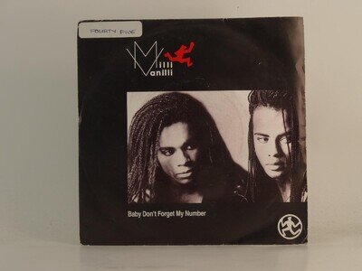 MILLI VANILLI BABY DON'T FORGET MY NUMBER (2) (78) 2 Track 7" Single including P