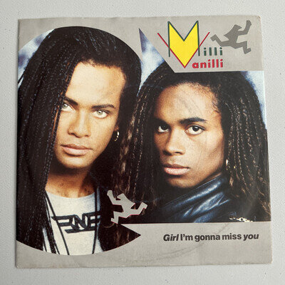 MILLI VANILLI Girl I'm Gonna Miss You 7" 45rpm UK PS Solid Centre EX/EX