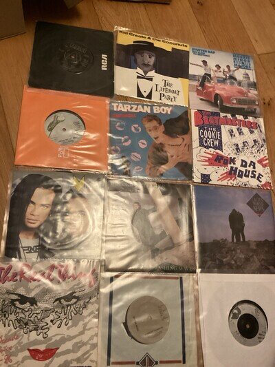80s Pop 12x7” Vinyl Job Lot Inc Milli Vanilli Ex Ideal For Starting A Collection