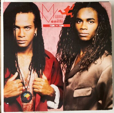 Milli Vanilli – 2 x 2 UK 1989 ELECTRONIC /HIP/HOP EXCELLENT LP VINYL