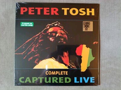 Peter Tosh Complete Captured Live NEW SEALED LP