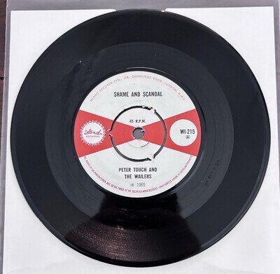 Peter Tosh And The Wailers Shame And Scandal 7” 45 RPM (Island) EX!