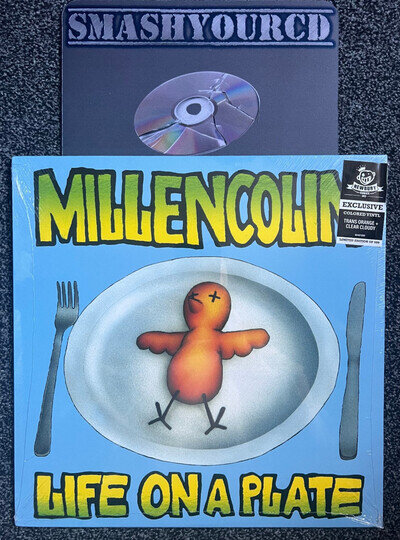 MILLENCOLIN - LIFE ON A PLATE(SEALED/NEWBURY RECORDS CLEAR CLOUDY & ORANGE/500)