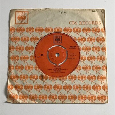 Pete Seeger - Little Boxes 7" Vinyl Record - AAG 187 EX