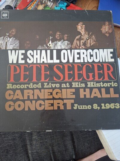 Pete Seeger We Shall Overcome Vinyl LP (1963) CBS 62209