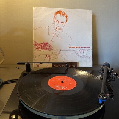 Pete Seeger - Pete Seeger Folk Songs Vinyl Record Stereo LP T752 EX EX