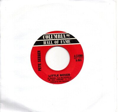Pete Seeger:Little boxes/Where have all the flowers gone:US Columbia:Re-Issue