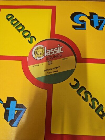 TREVOR LEVY. SISTER STUFF. (1986) REGGAE ELECTRO. 12" VINYL NR MINT CONDITION