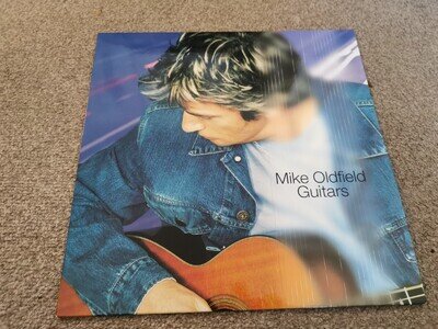 Mike Oldfield - Guitars Trans Blue vinyl LP RECORD : m/m