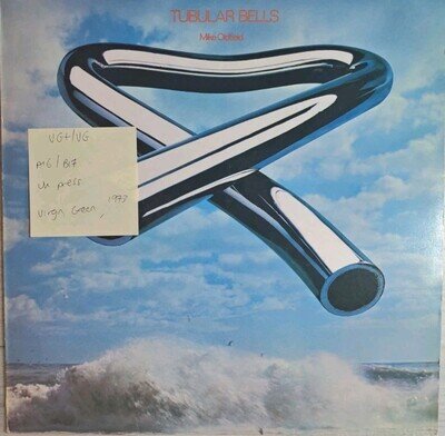 Mike Oldfield Tubular Bells Vinyl Record VG+/VG V2001 1973