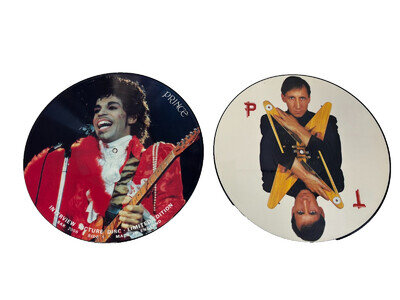 Prince & Pete Townshend Vinyl Picture Disc Records Bundle 12" - L2D O197