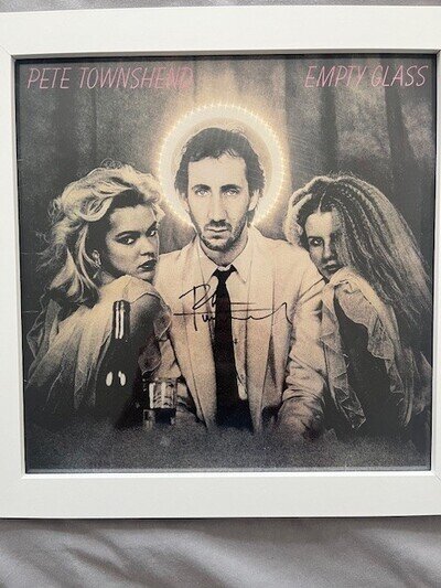 Pete Townshend Empty Glass Signed Vinyl The Who
