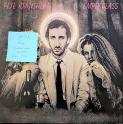 Pete Townshend Empty Glass Vinyl Record VG+/VG K 50699 1980