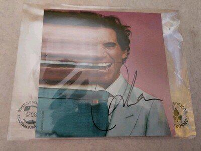 Mika - Hyperlove. Blue & Clear Marble Vinyl Limited Edition with signed artcard