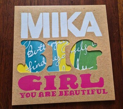 Mika 7" Single Big Girl You Are Beautiful Excellent Condition