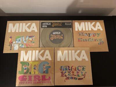 Mika - Collectors 7” Vinyls. Never Played X5!