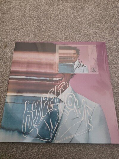 MIKA SIGNED Hyperlove Insert + Blue & Clear Marble Vinyl Limited Edition