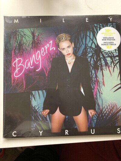 Miley Cyrus – Bangerz. 10th Anniversary Vinyl 2x12" LP Album NEW & SEALED*