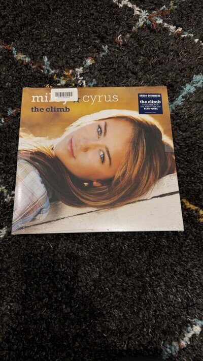 Miley Cyrus the Climb Urban Outfitters Exclusive Blue Vinyl Record