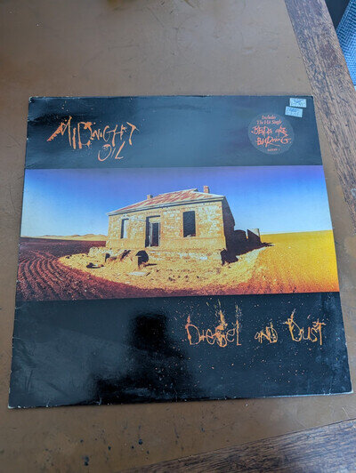 Midnight Oil Diesel and Dust Vinyl LP CBS 1987