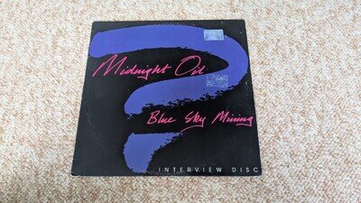 Midnight Oil Blue Sky Mining Interview Disc Vinyl Promo 12"