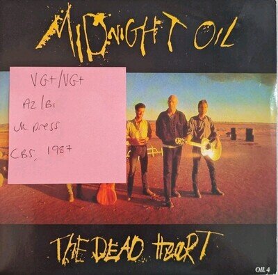 Midnight Oil The Dead Heart Vinyl Record VG+/VG+ OIL4 1987
