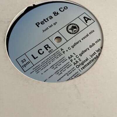Petra And Co LCR 001 Just Let Go In Good Condition Has A Few Unfeelables