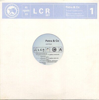 Petra & Co - Just Let Go - UK 12" Vinyl - 1998 - Lifting Cars Records