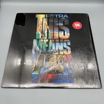 Petra, This Means War!, Black Vinyl, Star Song, 1987