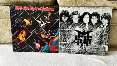 MICHAEL SCHENKER GROUP - One Night In Budokan/MSG - 2 x UK LP Lot METAL EX/EX