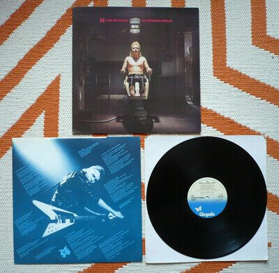 The Michael Schenker Group Self Titled MSG Vinyl UK 1980 Chrysalis 1st Press LP