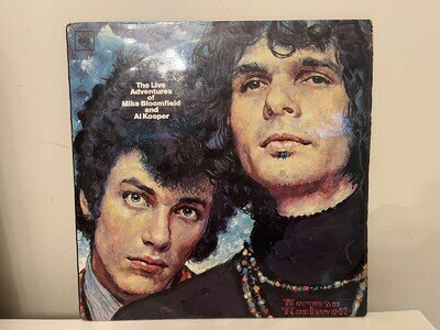 'The Live Adventures of Mike Bloomfield and Al Kooper' - CBS, 1968 12" Vinyl Rec