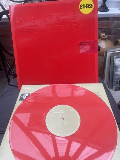 Pet Shop Boys - A Red Letter Day - UK 12" Vinyl - 1997 - Parlophone Red Vinyl