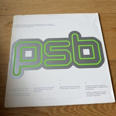PET SHOP BOYS Somewhere UK 2x12" PROMO unique sleeve