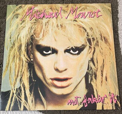 Michael Monroe Not Fakin' It Original 1989 🇬🇧 Vinyl with Poster Vertigo Label