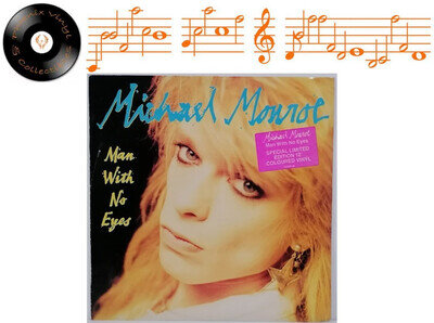 Michael Monroe Man With No Eyes 12" Single Pink Vinyl Limited Edition - NM